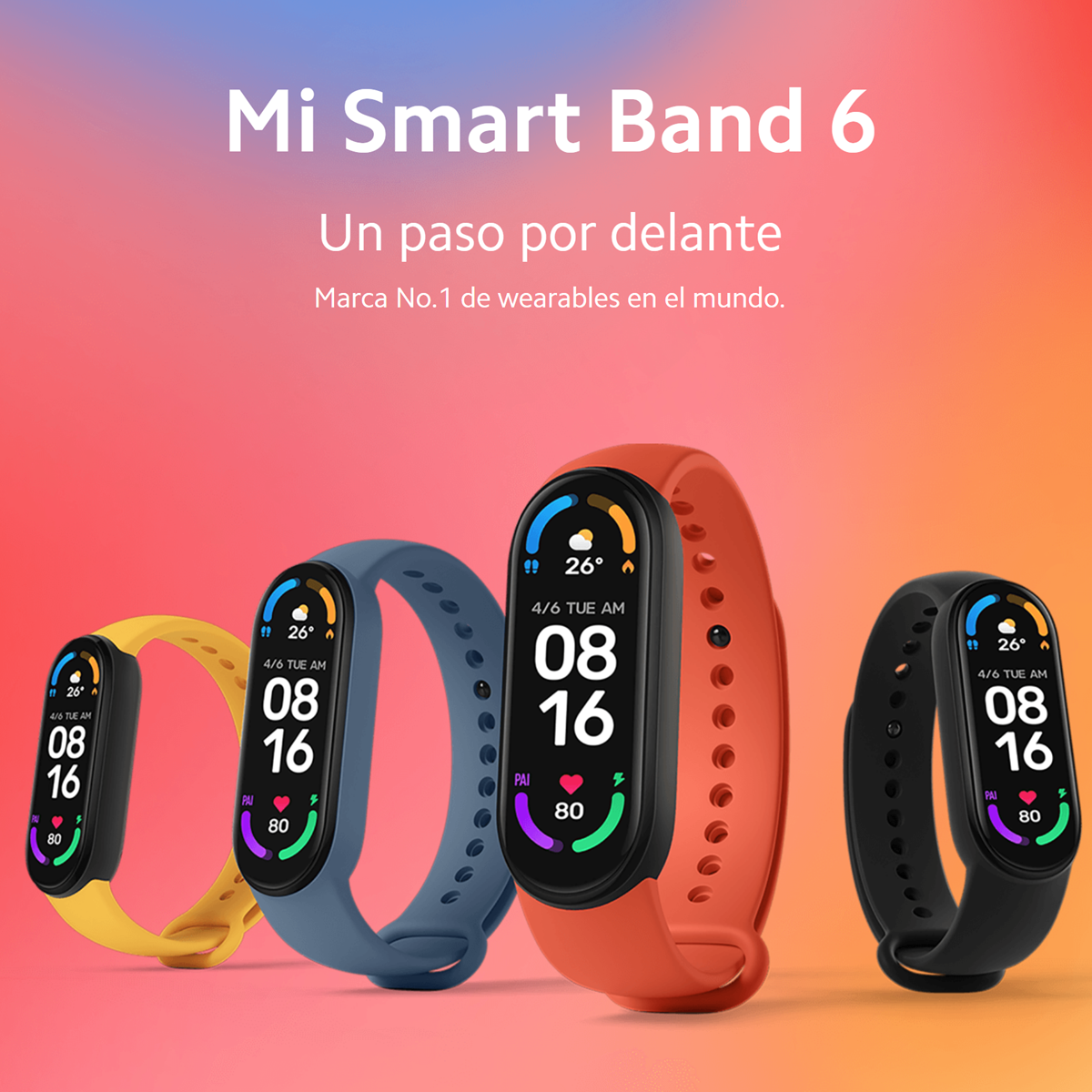 Nueva Xiaomi Mi Smart Band 6: características y precios en Ecuador –  TecnoMarket